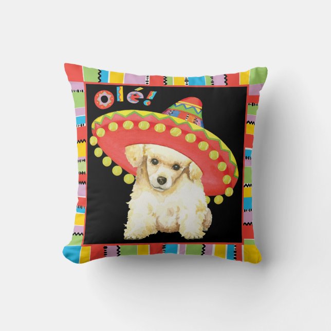Fiesta Toy Poodle Cushion (Front)