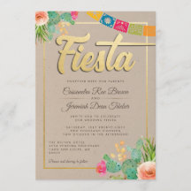 Fiesta Wedding Invitation