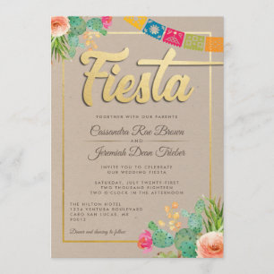 Fiesta Wedding Invitation