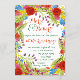 Fiesta Wedding Invitation