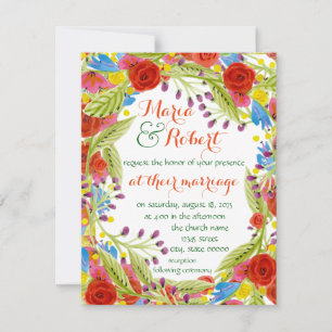 Fiesta Wedding Invitation