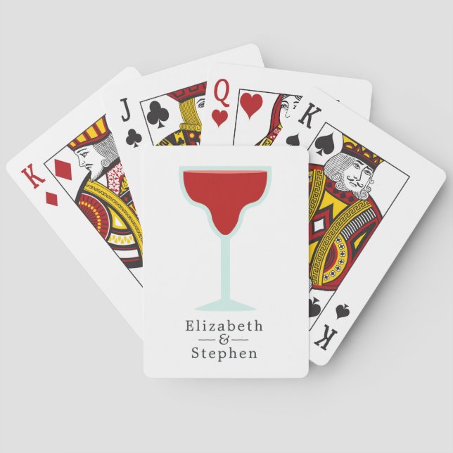 Fiesta Wedding Playing Cards (Back)