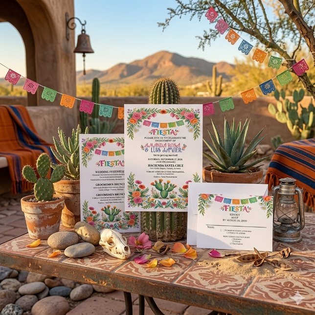 Fiesta Wedding RSVP Card  (Creator Uploaded)