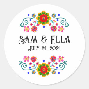 Fiesta Wedding Stickers - Customise for your event