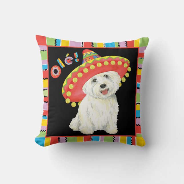 Fiesta Westie Cushion (Front)
