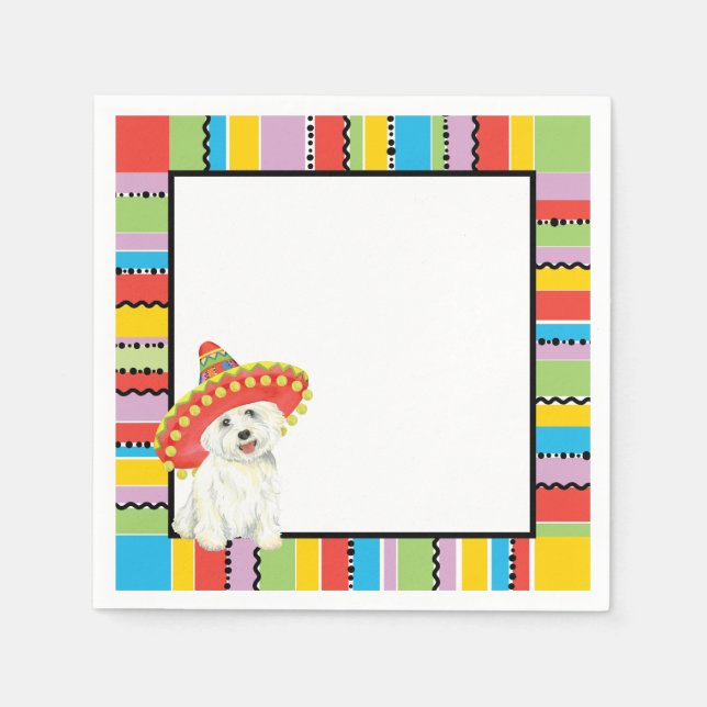 Fiesta Westie Napkin (Front)