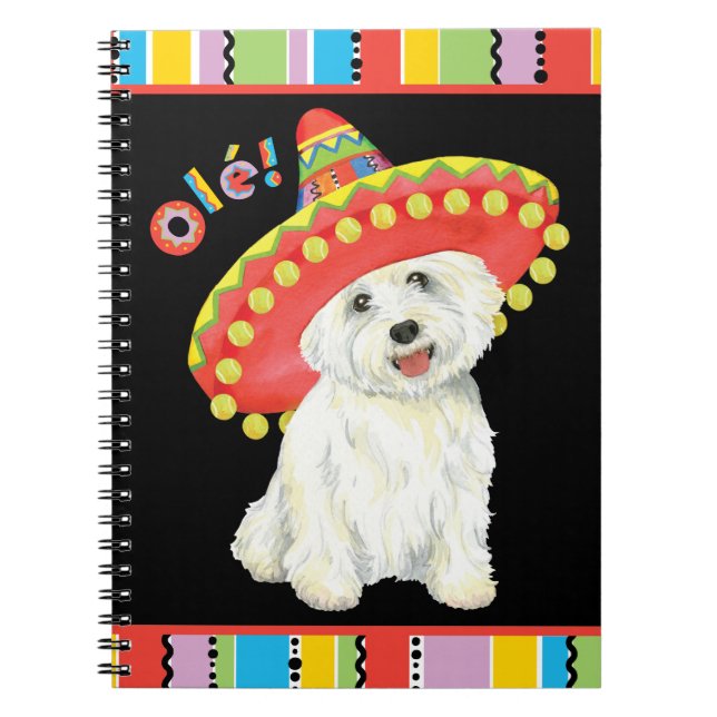 Fiesta Westie Notebook (Front)