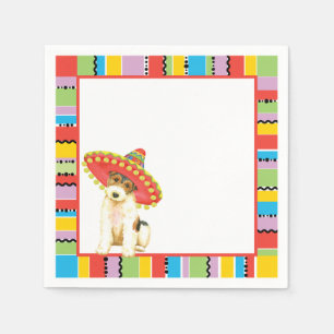 Fiesta Wire Fox Terrier Napkin