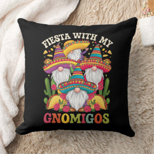 Fiesta With My Gnomigos Gnome Cinco De Mayo Cushion