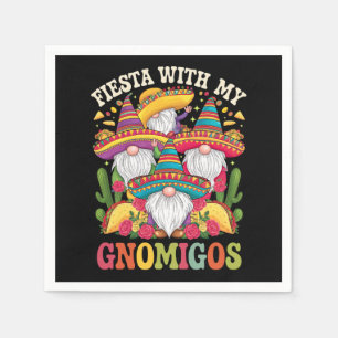 Fiesta With My Gnomigos Gnome Cinco De Mayo Napkin