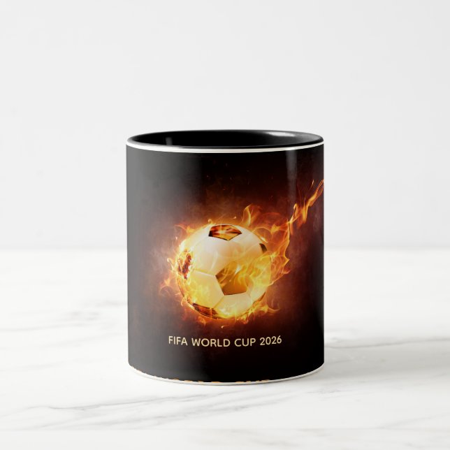FIFA WORLD CUP 2026  Black Coffee Mug (Center)