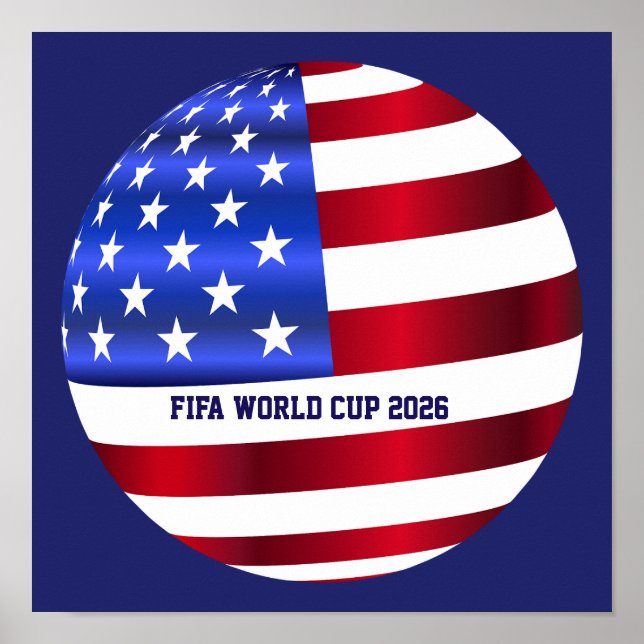 FIFA World Cup USA  Flag Poster (Front)
