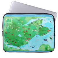 Fife Coastal Path Scotland Illustrated Map