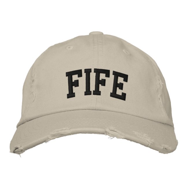 Fife Embroidered Hat (Front)