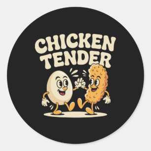 Fife Life Chicken Tender Egg Raising Chickens Farm Classic Round Sticker
