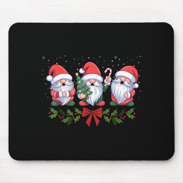Fife Life Christmas Gnome Holiday Winter Xmas  Mouse Mat (Front)