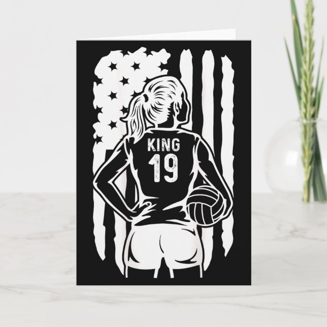 Fife Life High School Volleyball King 19  Card (Front)