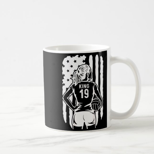 Fife Life High School Volleyball King 19  Coffee Mug (Right)