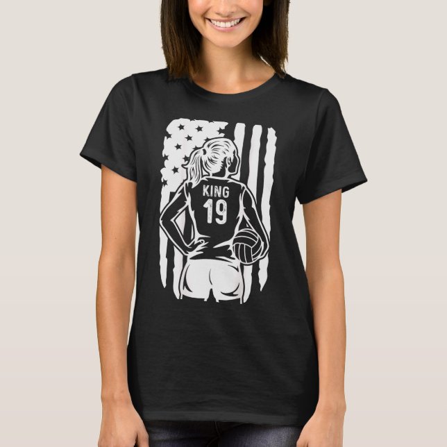 Fife Life High School Volleyball King 19  T-Shirt (Front)