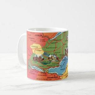 Fife Scotland Vintage Postcard Mug