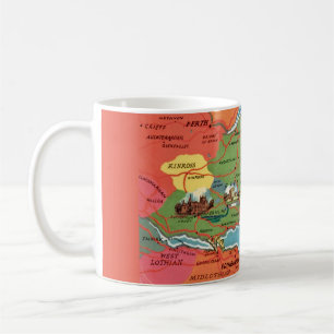 Fife Scotland Vintage Postcard Mug