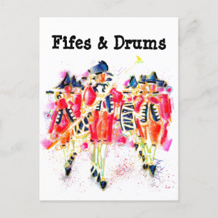 Fifes and Drums #181201 Postcard