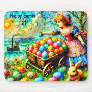 FIFI ~ EASTER Vintage painting ~ Mouse Mat