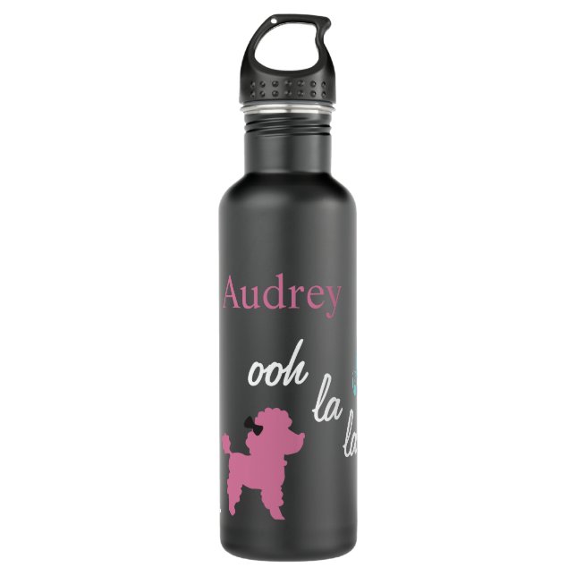 Fifi in Paris 710 Ml Water Bottle (Front)