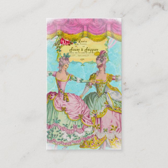 Fifi-LaRue Finery and Frippery Business Card Vivid (Front)