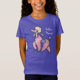 Fifi Poodle - French Fashion Hound Personalised T-Shirt