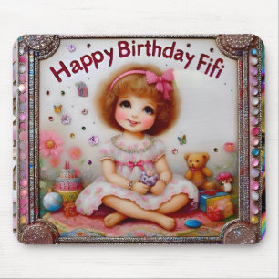 FIFI ~ Sweet Little Girl ~ Mouse Mat