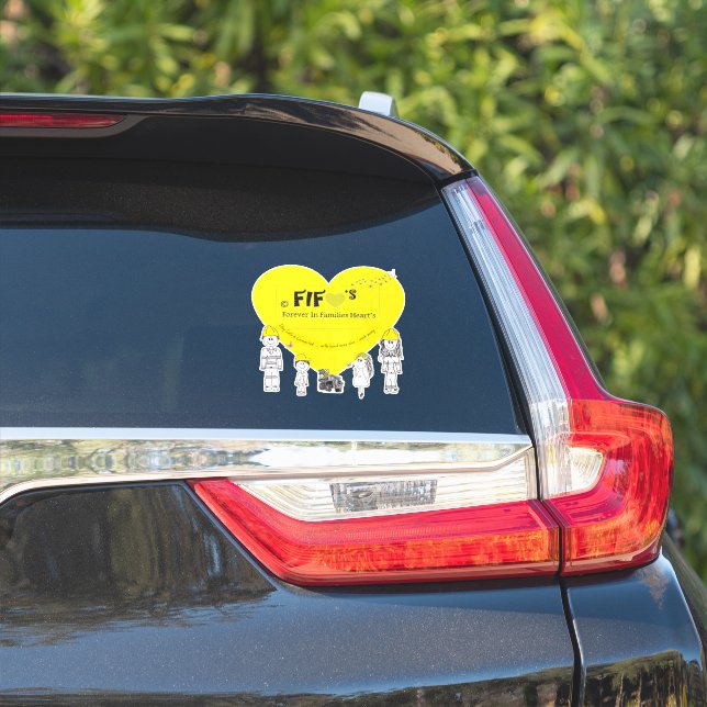 FIFO FAMILY - FIFOHEARTS STICKER (Car Side)