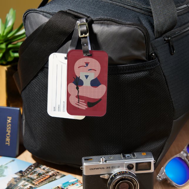 Fifteen Luggage Tag (Front & Back)