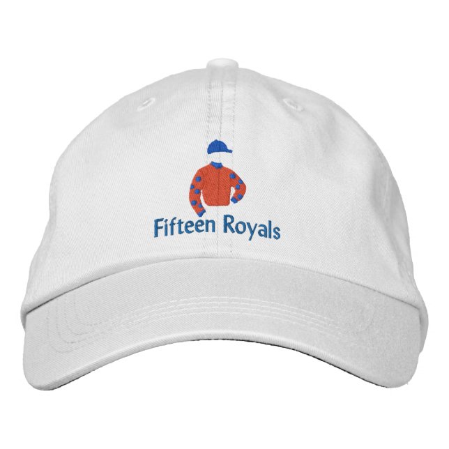Fifteen Royals racing partnership  cap design (Front)