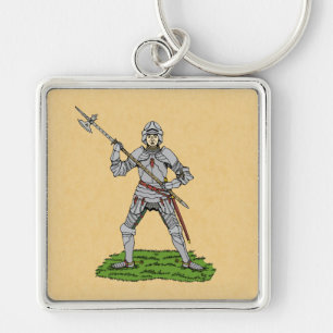 Fifteenth Century English Knight Key Ring
