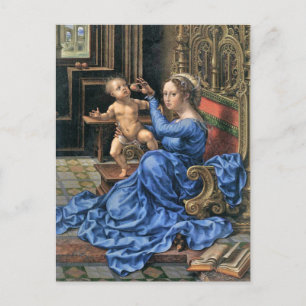 Fifteenth Century Flemish Madonna and Child Postcard