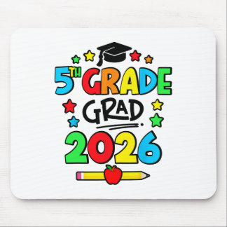 Fifth 5th Grade Grad 2026 Elementary School Gradua Mouse Mat