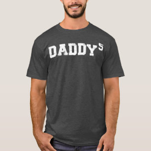 Fifth 5th time daddy dad of five kids fathers day T-Shirt
