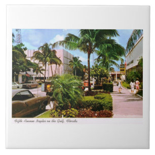 Fifth Ave. Shopping, Naples, Florida Vintage Tile