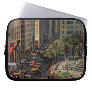 Fifth Avenue by John Falter Laptop Sleeve