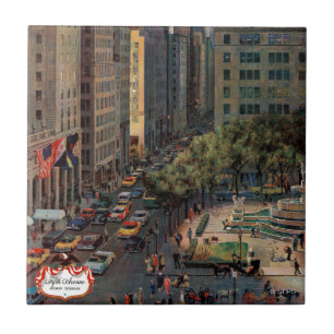 Fifth Avenue by John Falter Tile