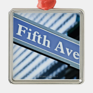 Fifth Avenue Metal Tree Decoration