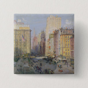 Fifth Avenue, New York, 1913 15 Cm Square Badge