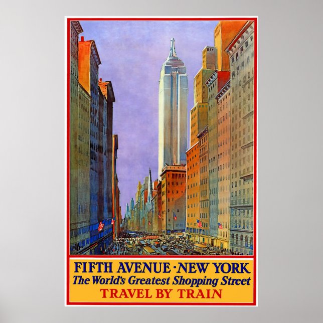 Fifth Avenue - New York Poster (Front)