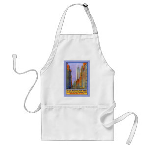 Fifth Avenue New York Worlds Greatest Shopping St. Standard Apron