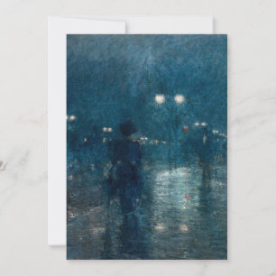 Fifth Avenue Nocturne   Childe Hassam