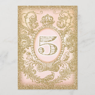 Fifth Birthday Once Upon a Time Princess Invitation