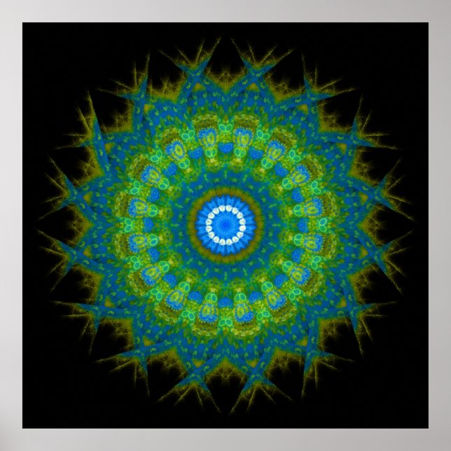 Fifth Chakra- Vishuddha - Centre of Great Purity Poster (Front)