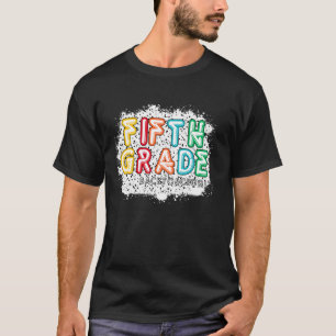 Fifth Grade Dalmatian Dots 5th Dream Team Back To T-Shirt