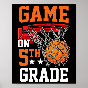 Fifth Grade Game On Sketll Ck To School 5th Grade Poster